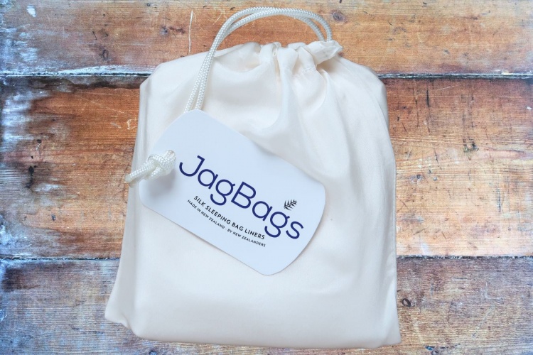 JagBag Silk Sleeping Bag Liner - Deluxe - White - SPECIAL OFFER